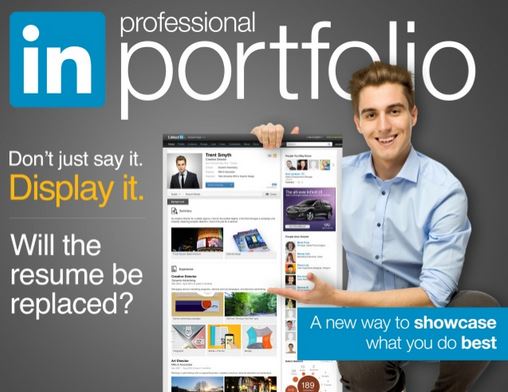 visually enhance your profile with linkedin professional portfolio